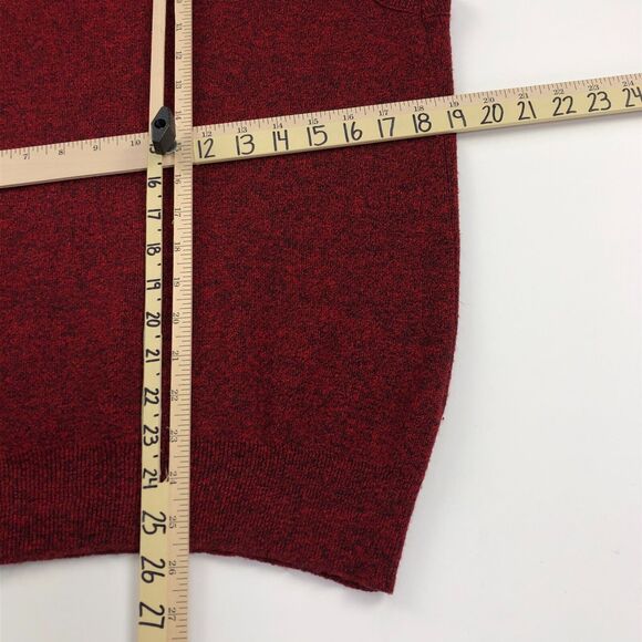 Jantzen VTG XL USA V-Neck Mens Acrylic Sleeveless Sweater Vest Red MINT - Picture 6 of 7